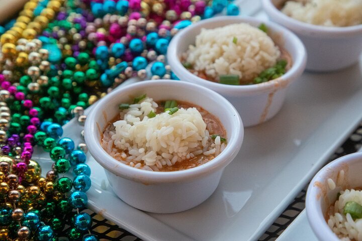 a bowl of food on a table