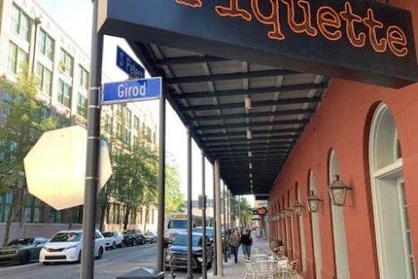 a sign on the side of a building