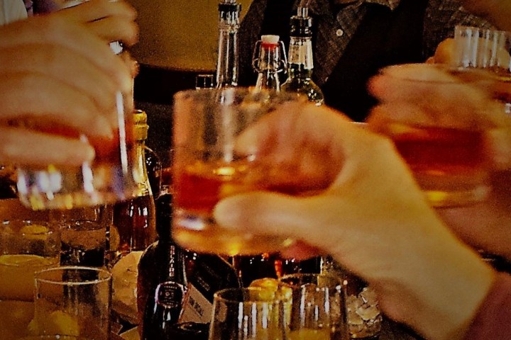 a close up of a wine glass