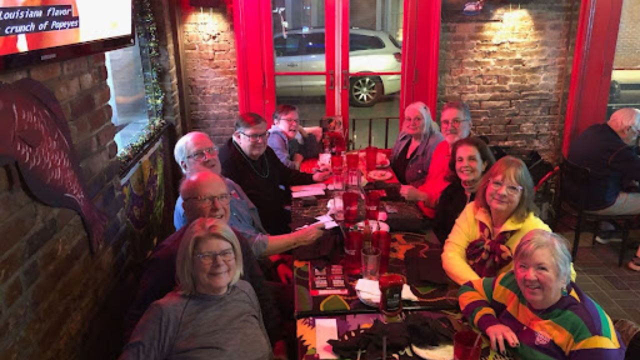 A group of visitors exploring New Orleans cuisines through Tastebud Tours.