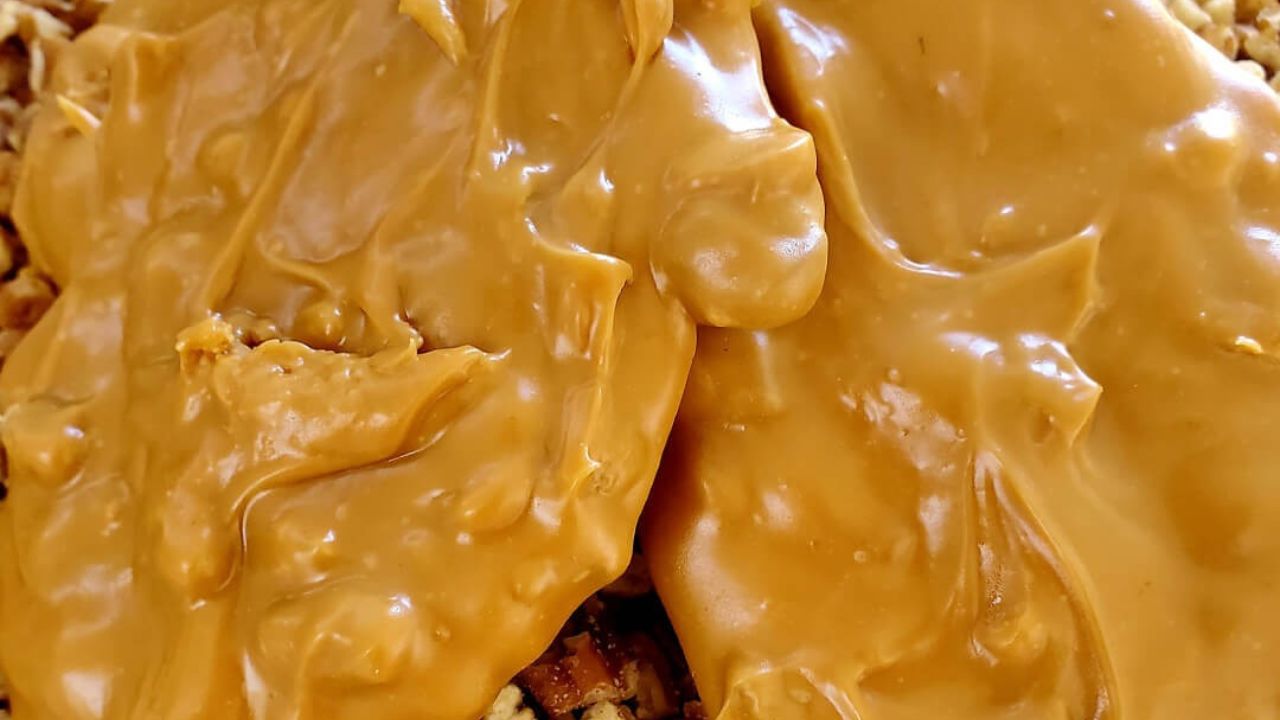 Fresh Louisiana pecan pralines from Bernards’s Pralines. 
