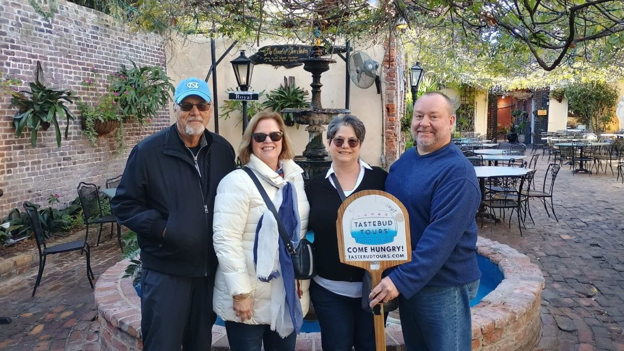 Guests exploring a New Orleans food tour.