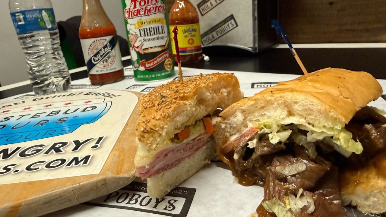 Po’boy sandwiches in New Orleans.