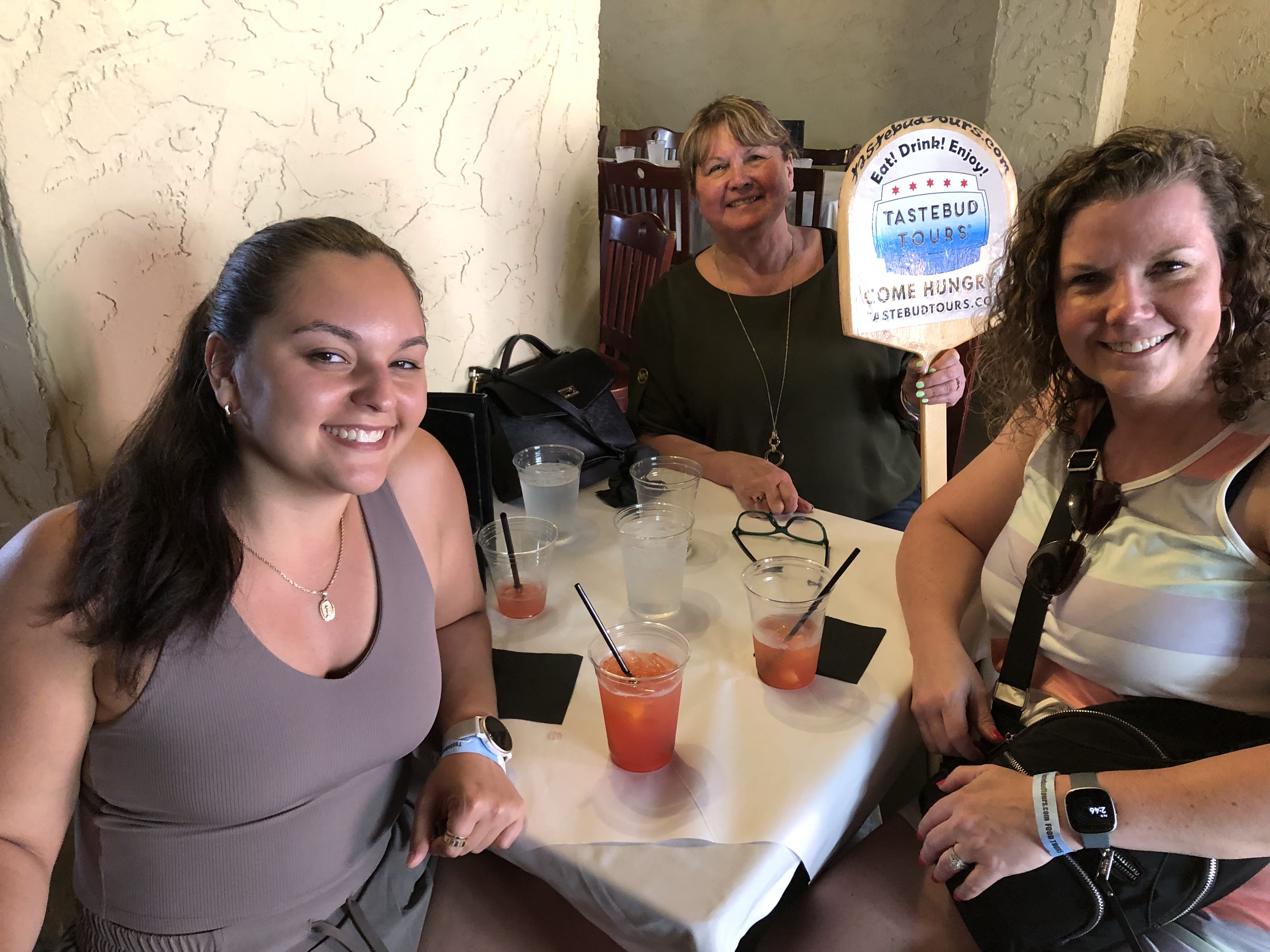 Guests trying authentic handcrafted cocktails in the French Quarter.